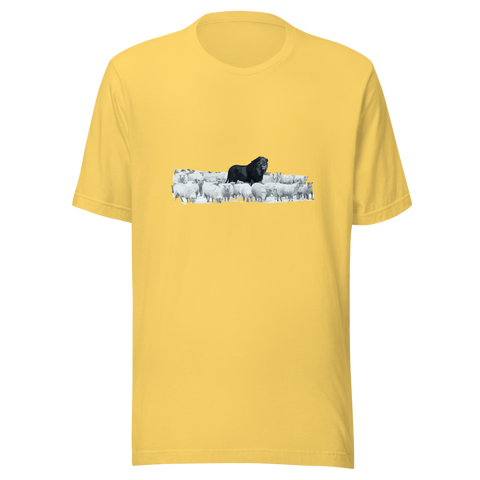 Lion Amongst Sheep T-shirt - 47FitnessApparel