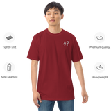 Men’s Embroidery 47FA T-shirt - 47FitnessApparel